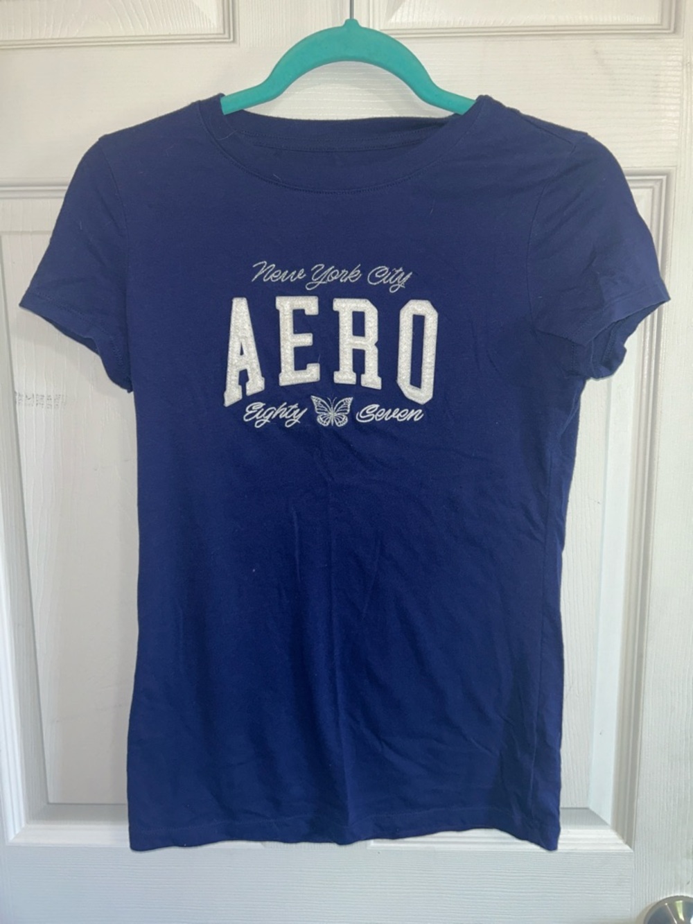 Aeropostale Navy Blue 'AERO' Graphic Tee